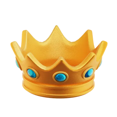 Golden Crown  3D Icon