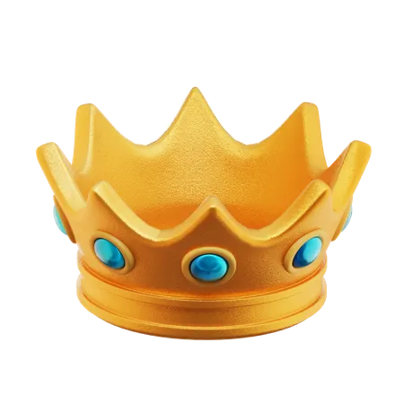 Golden Crown 3D Icon