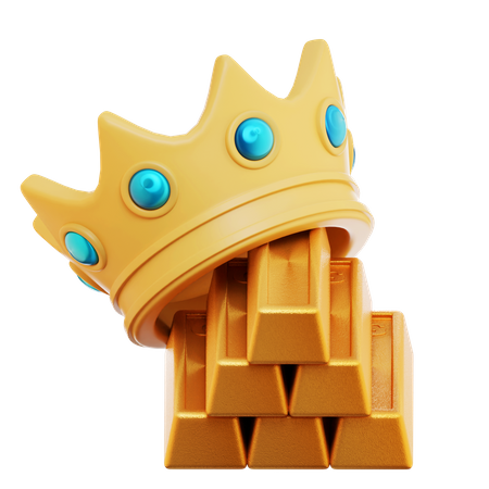 Golden Crown & Golds  3D Icon