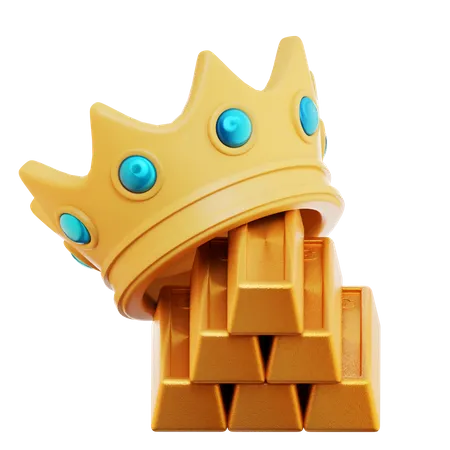 Golden Crown & Golds  3D Icon