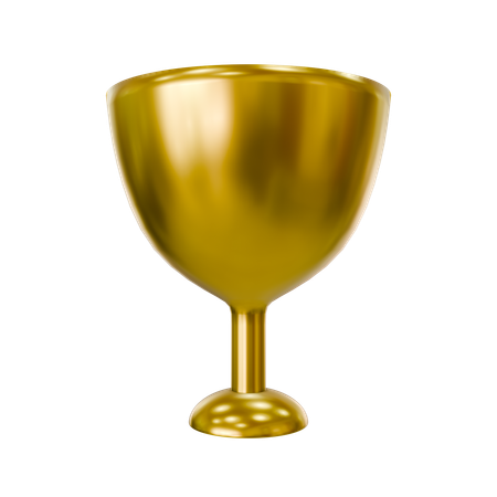 Golden cup  3D Icon