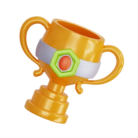 Golden Cup  3D Icon