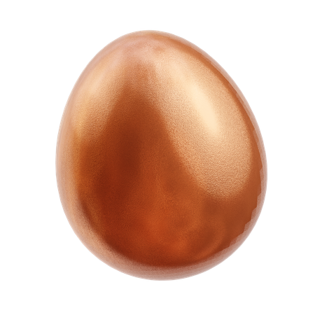 Golden egg  3D Icon