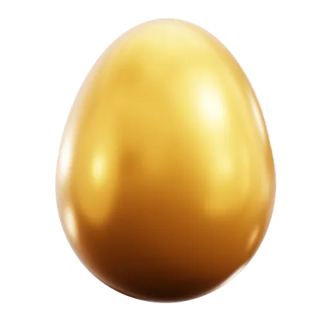 Golden Egg  3D Icon