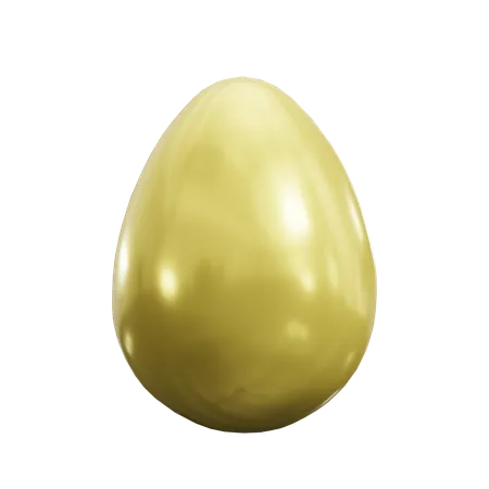Golden Egg  3D Icon