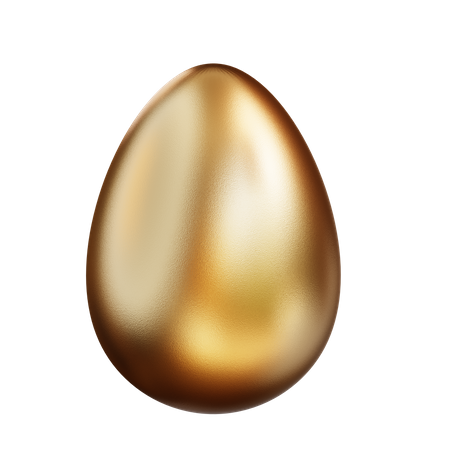 Golden Egg  3D Icon