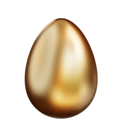 Golden Egg  3D Icon