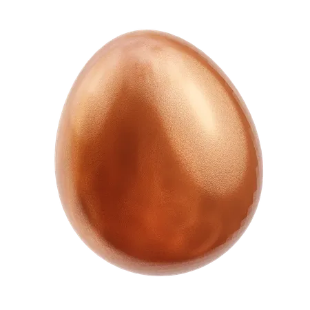 Golden egg  3D Icon