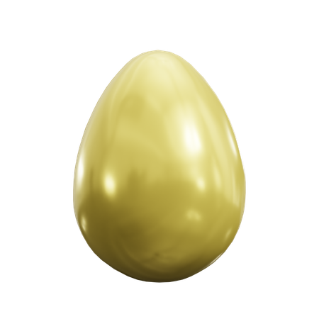 Golden Egg  3D Icon