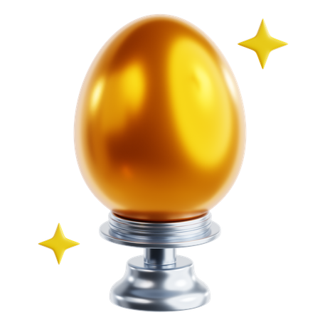 Golden Egg  3D Icon