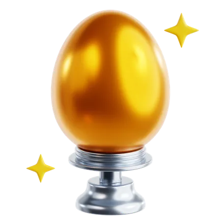 Golden Egg  3D Icon