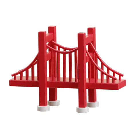 Golden Gate Bridge  3D Icon