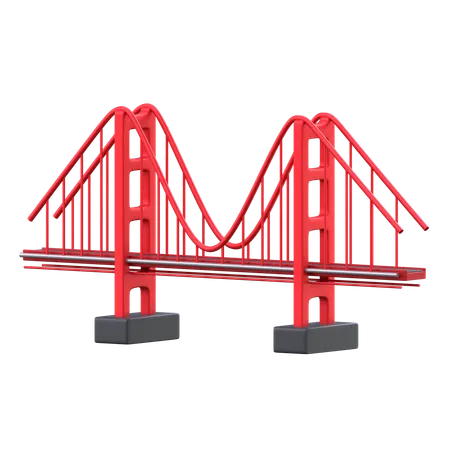 Golden Gate Bridge  3D Icon