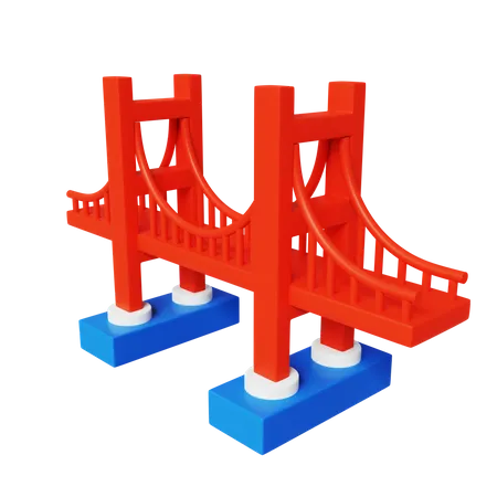 Golden Gate Bridge  3D Icon