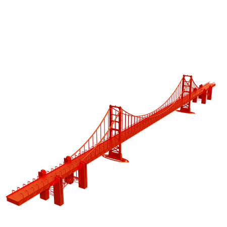 Golden gate bridge  3D Icon