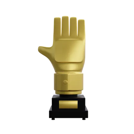 Golden Glove  3D Icon