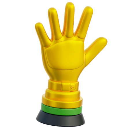 Golden Glove  3D Icon