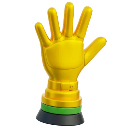 Golden Glove  3D Icon