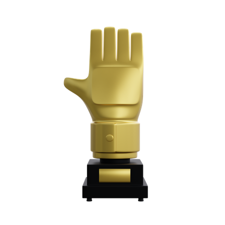 Golden Glove  3D Icon
