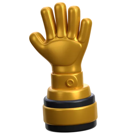 Golden Glove  3D Icon