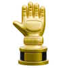 Golden Goalkeeper Glove Award Trophy