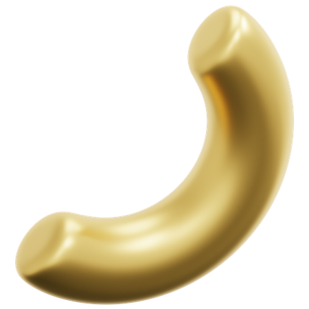 Golden Half Torus  3D Icon