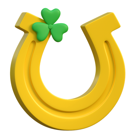 Golden Horseshoe  3D Icon