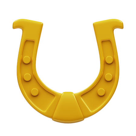 Golden Horseshoe  3D Icon