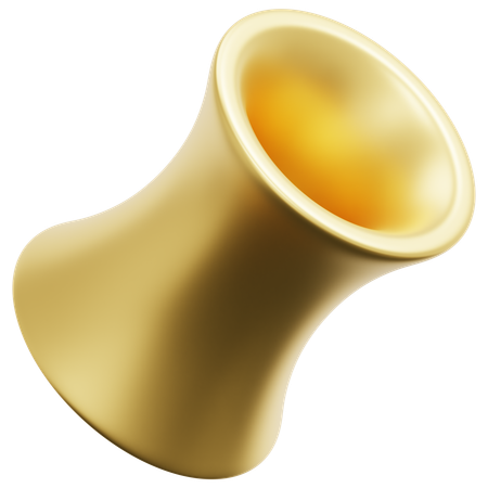 Golden Hyperboloid  3D Icon