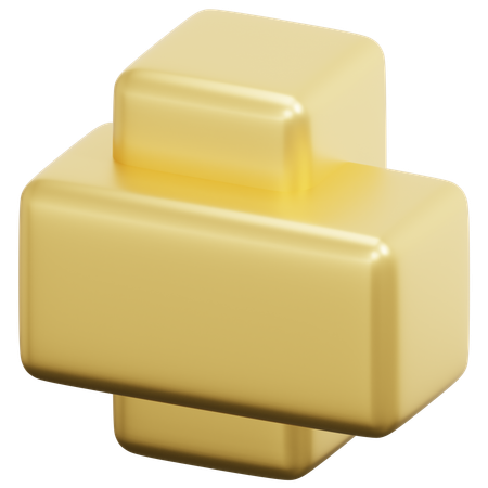 Golden Intersect  3D Icon