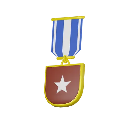 Golden medal  3D Icon