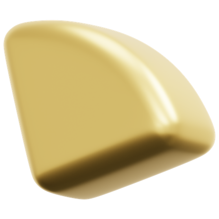 Golden Pie  3D Icon