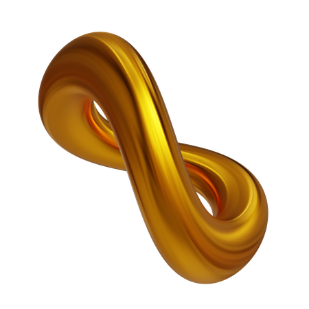 Golden Pipe  3D Icon