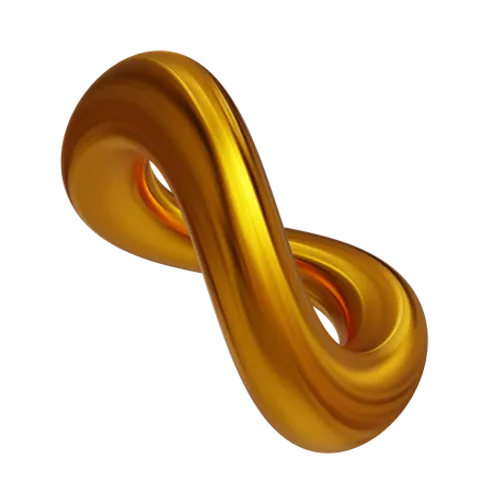 Golden Pipe  3D Icon