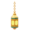Golden Ramadan Lantern Ornament Decoration