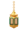 Golden Ramadan Lantern Ornament Decoration