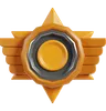 Golden Rank Badges