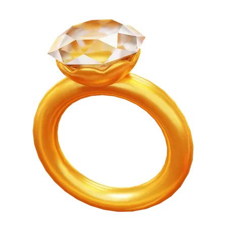 Golden Ring  3D Icon