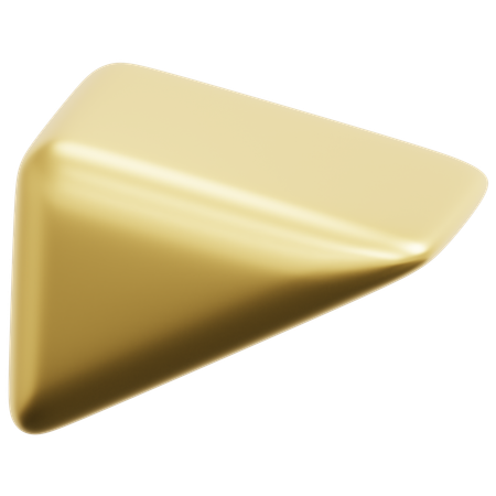 Golden Scalene  3D Icon
