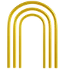 Golden Symmetrical Arch Array