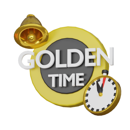 Golden Time  3D Icon