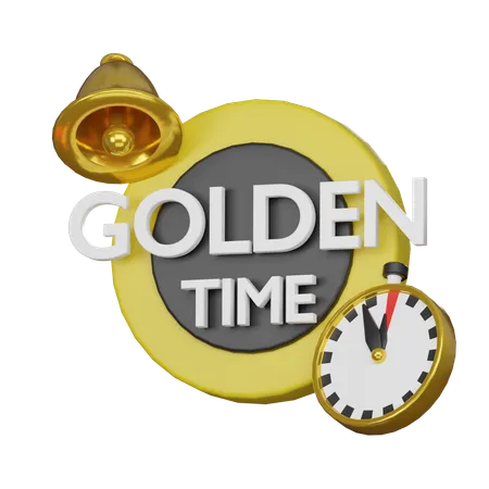 Golden Time  3D Icon