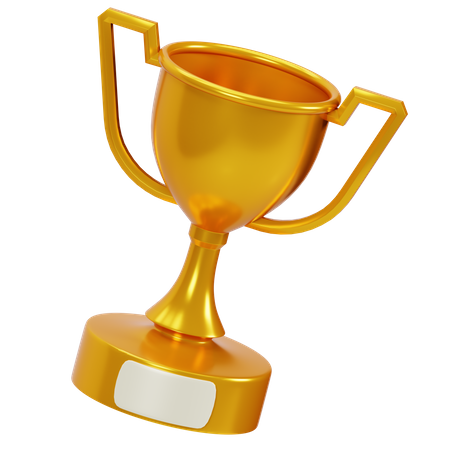 Golden Trophy  3D Icon