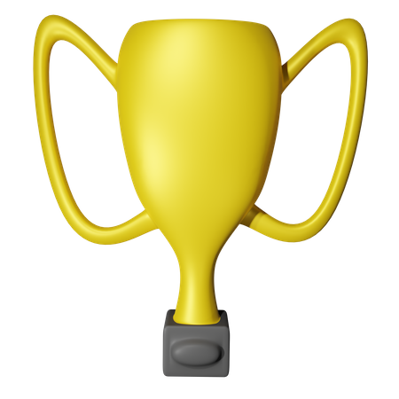 Golden Trophy  3D Icon