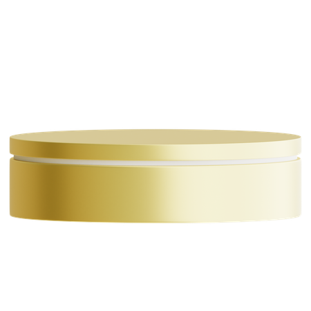 Goldene Anzeige  3D Icon