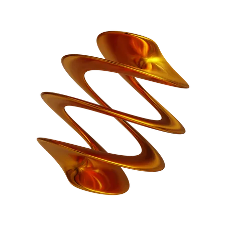 Goldene Form  3D Icon