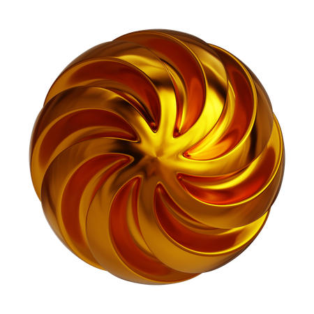 Goldene Form  3D Icon