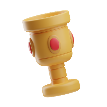 Goldener Pokal  3D Icon