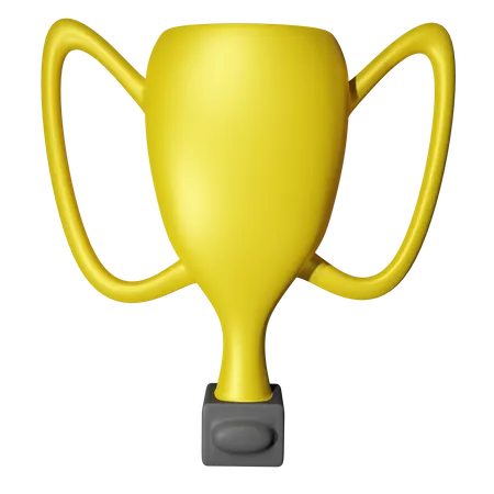 Goldene Trophäe  3D Icon