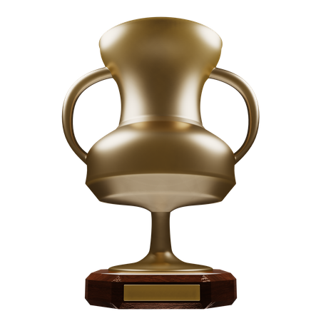 Goldene Trophäe  3D Icon